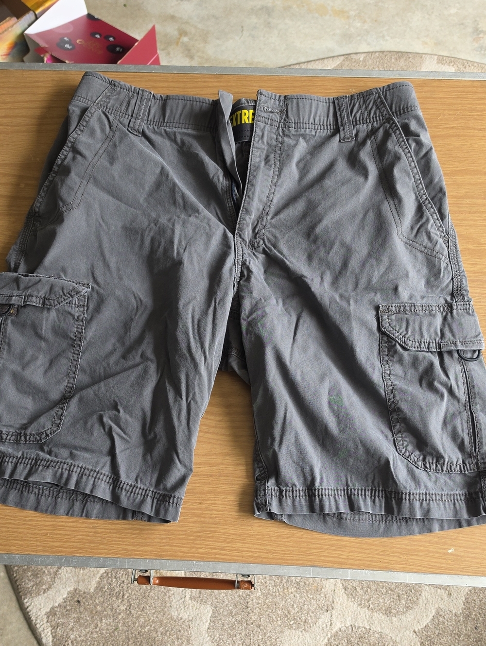 Lee Men's Gray Cargo Shorts - Multiple Pocket Workshorts